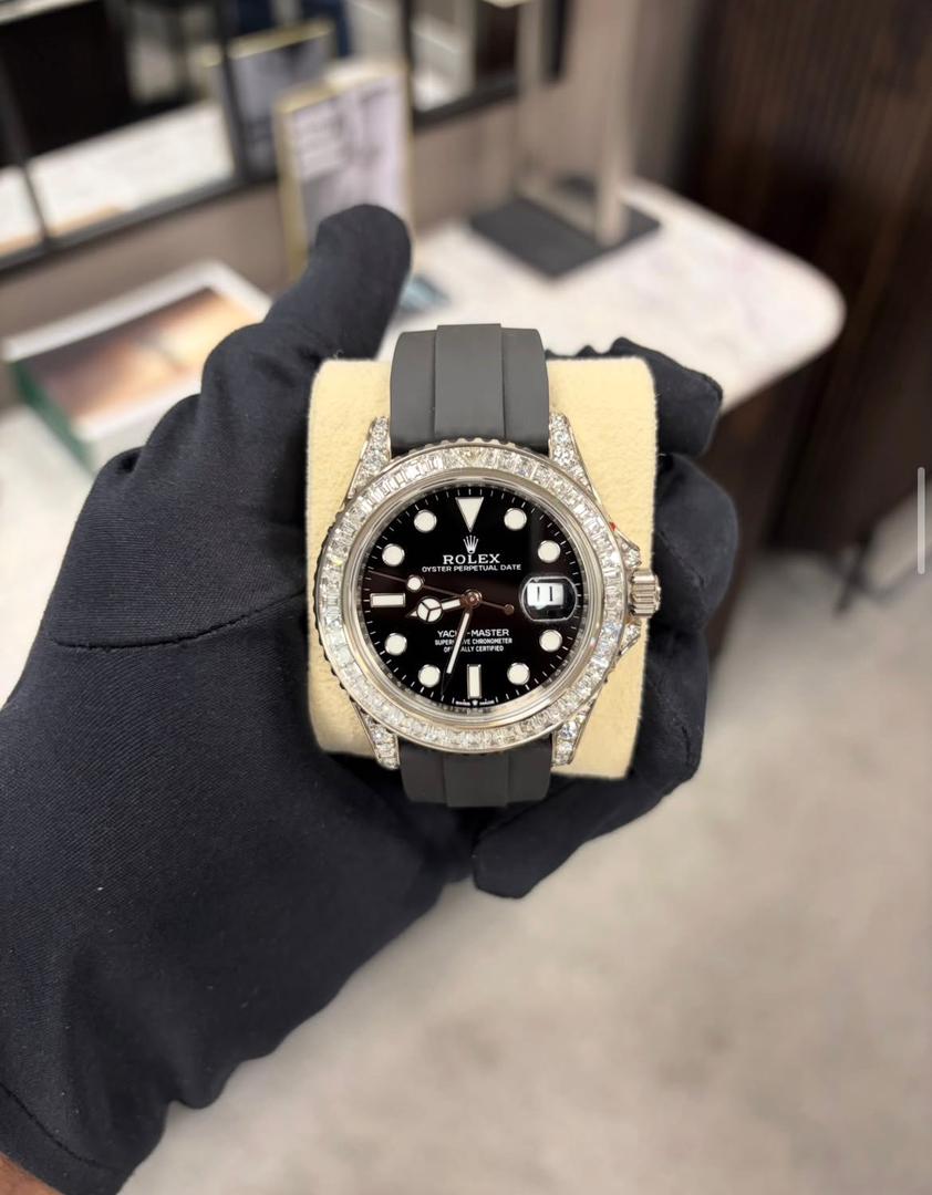 Rolex Yacht-Master 42 diamond set watch